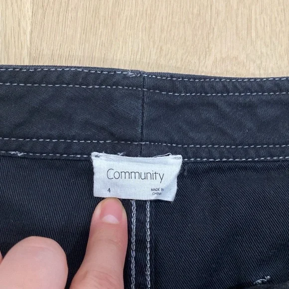 Aritzia | “Community” Black Cotton Shorts 🖤 - Picture 3 of 5
